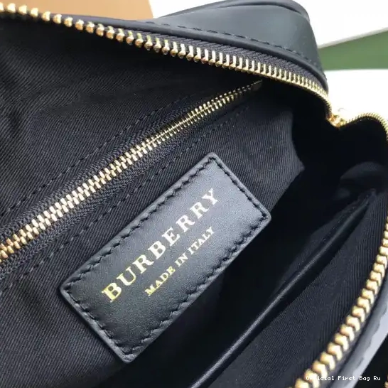 Official FirstBag Ru BURBERRY Medium E-canvas Monogram Bag Stripe Camera 0520